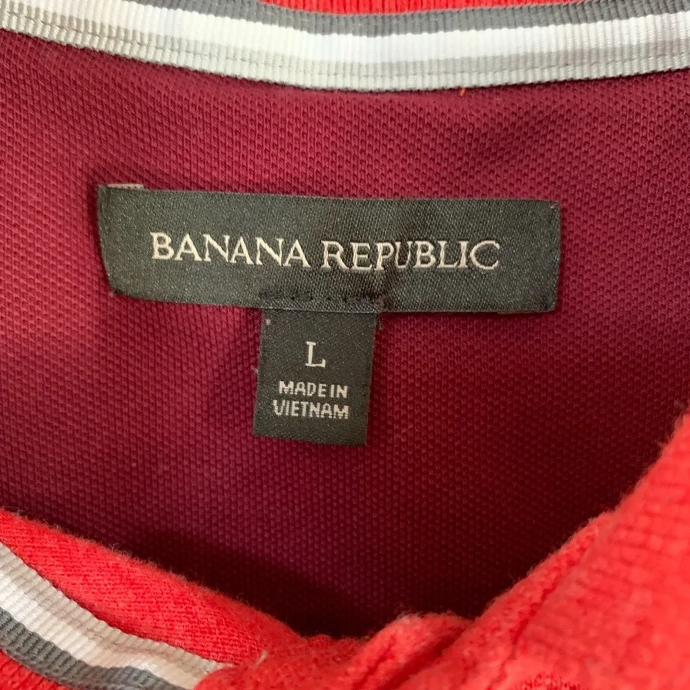 Banana Republic Classic Short Sleeve Shirt Sz L